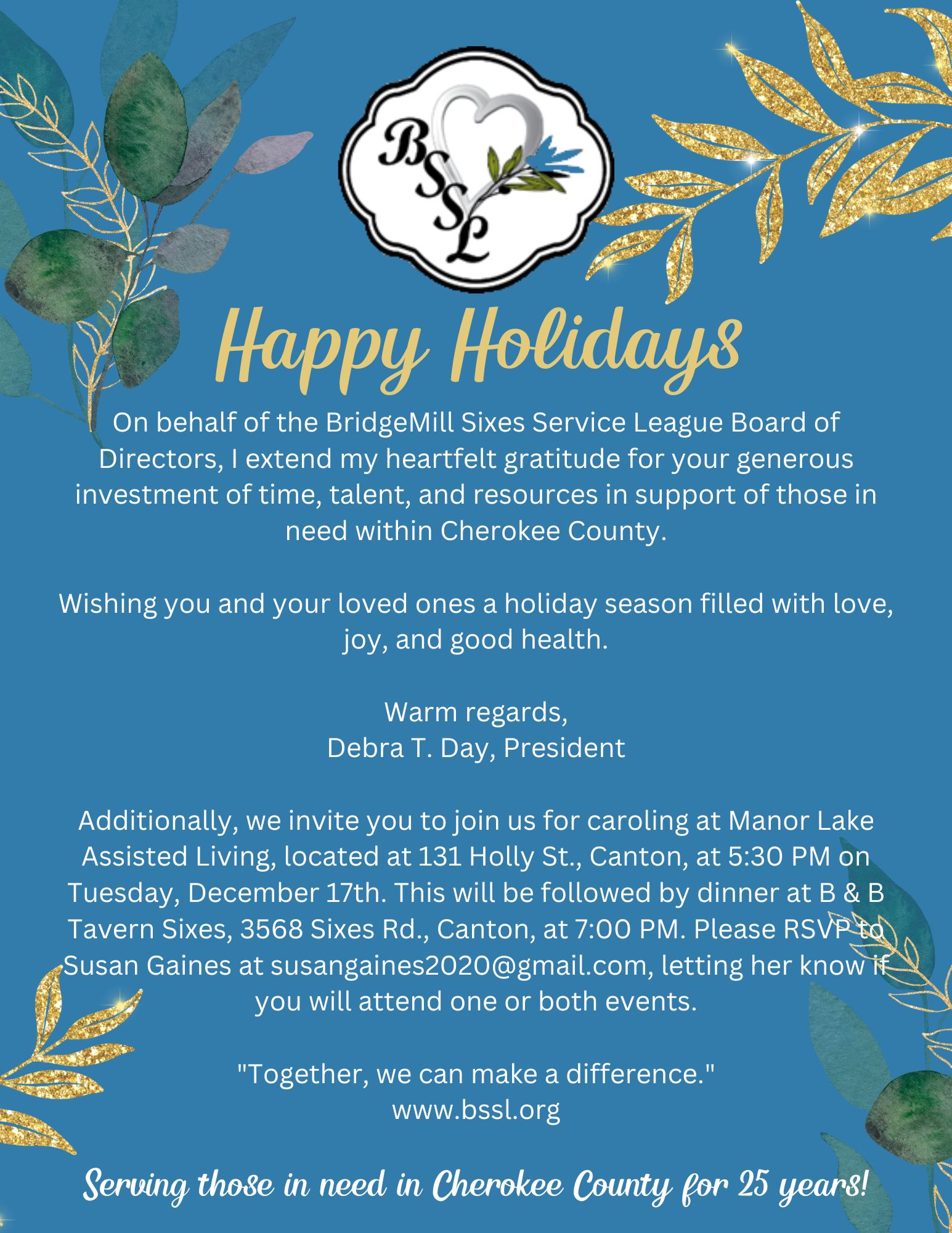 BSSL 2024 HOLIDAY GREETING